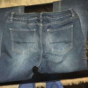 Maurices Dark Blue CURVY Boot Cut Jeans